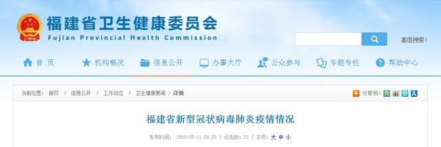 快报！5月10日福建省0增加！  医学观察 密切接触者 尚有 142 疫情 107 第2张